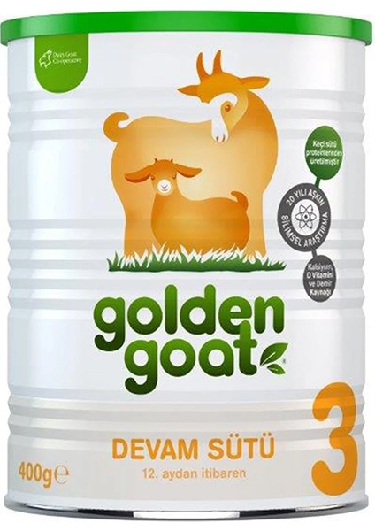 3 (Keçi) Devam Sütü 400 G Mama