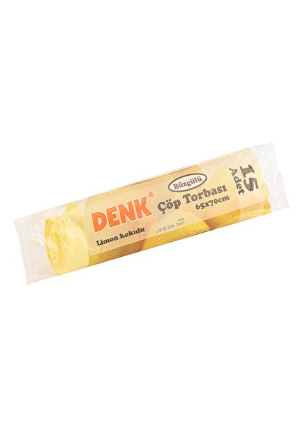 Çöp Torbası Büzgülü Limonlu 15 Li