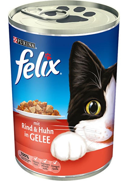 Konserve Sığır Etli ve Tavuklu Kedi Maması