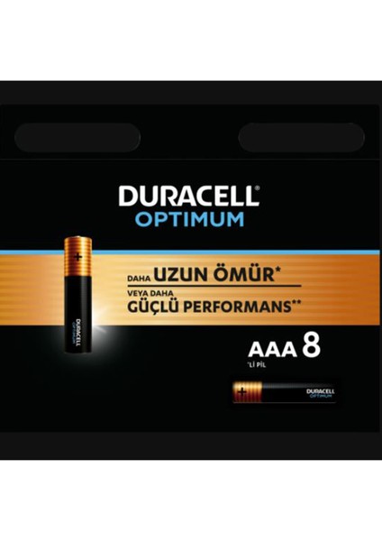 Optimum Ince Pil 8'li