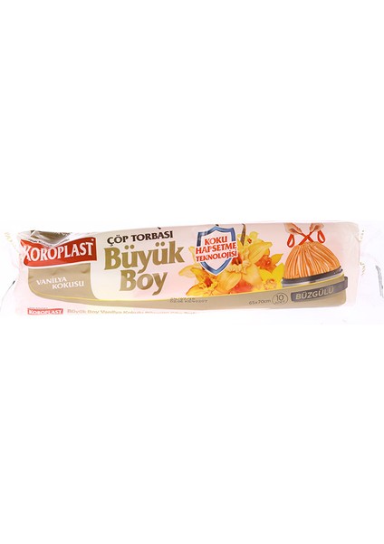 Çöp Torbası Hapsetme Vanilya Büzgülü Büyük Boy 10'lu fiyatları