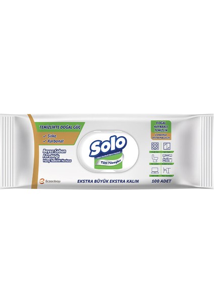 Yüzey Temizlik Havlusu Beyaz Sabun 100'LÜ fiyatları