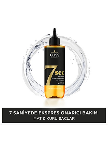 Oil Nutritive 7 Saniye Onarıcı Bakım Sıvı Saç Kremi 200ML