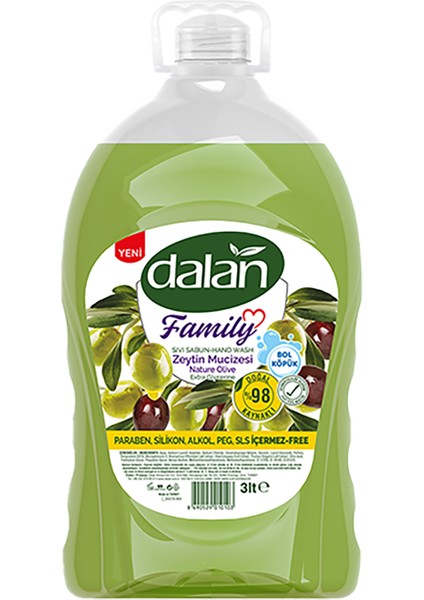 Sıvı Sabun Zeytin Mucizesi 3 lt