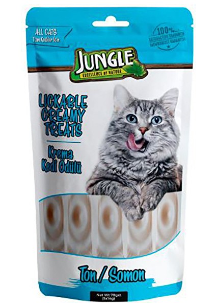 Kedi Krema Ton ve Somonlu Ödül Maması 5X14 G