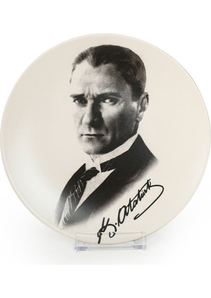 Atatürk Dekorlu Plastik Ayaklı Tabak fiyatları