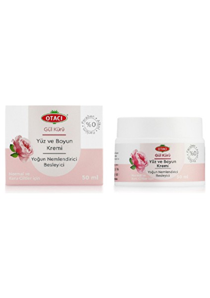 Gül Kürü Yüz Boyun Kremi 50 ml