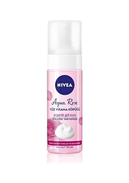 Yüz Yıkama Köpüğü Aqua Rose 150 ml