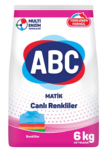 Matik 6 kg Deterjan Renkliler