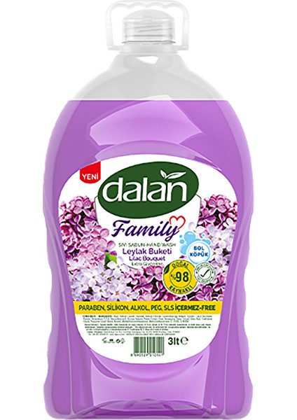 Sıvı Sabun Leylak 3 lt