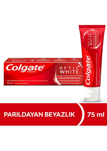 Diş Macunu 75ML Optik Beyaz Parıldayan Beyazlık