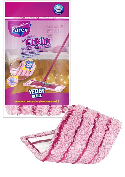 Mikrofiber Pratik Etkin Paspas Yedek Mop