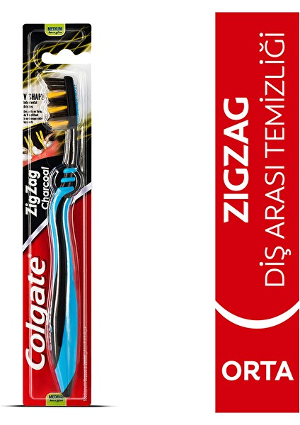 Diş Fırçası Zigzag Kömürlü