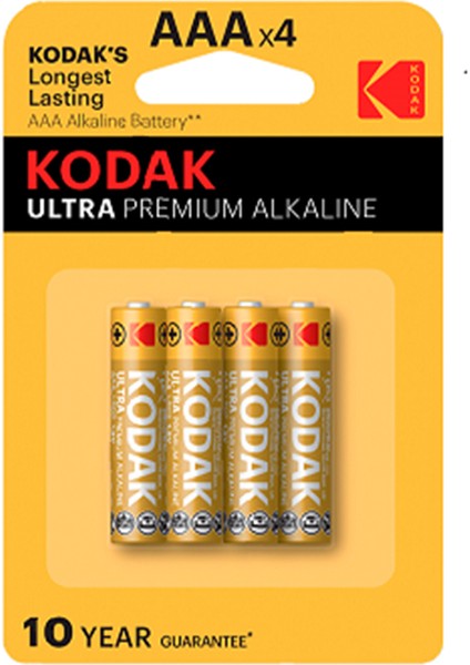 Ultra Premium Alkalin Ince Pil 4'lü