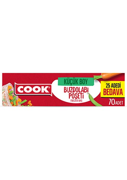 Buzdolabı Poşeti Ekonomik Küçük Boy 70 Adet