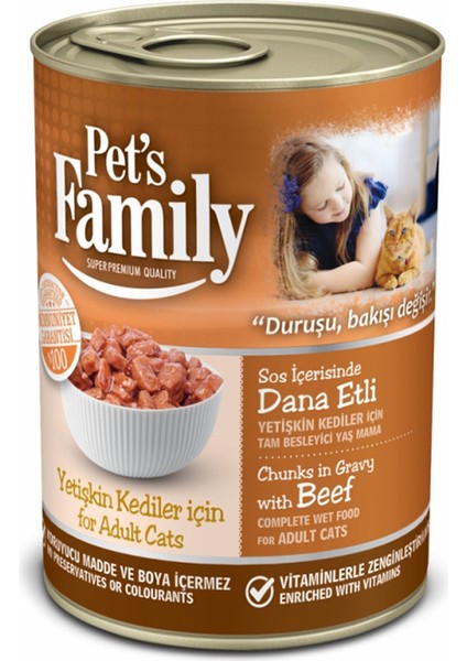 Family Konserve Kedi Dana Etli 400G fiyatları