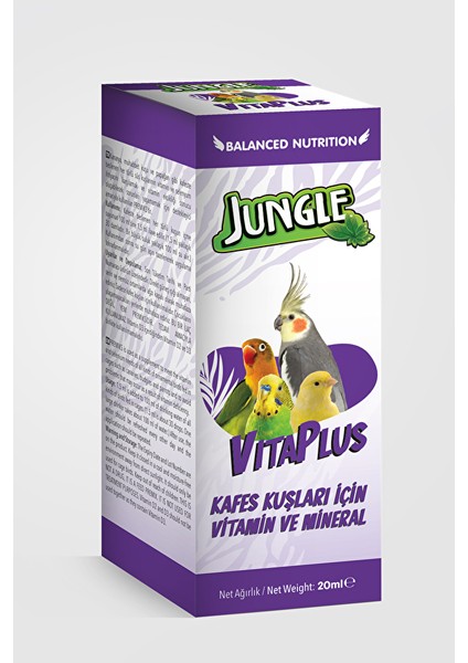 Vitaplus Kuş Vitamin ve Mineral 25ML