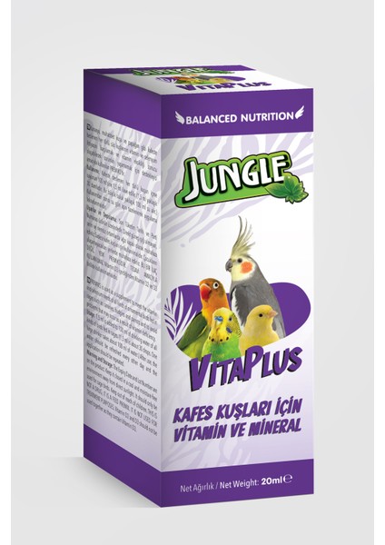 Vitaplus Kuş Vitamin ve Mineral 25ML fiyatları