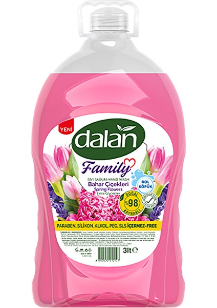 Sıvı Sabun Bahar Çiçekleri 3 lt