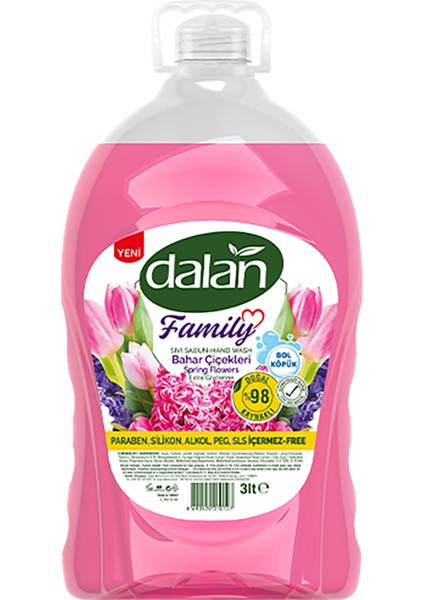 Sıvı Sabun Bahar Çiçekleri 3 lt