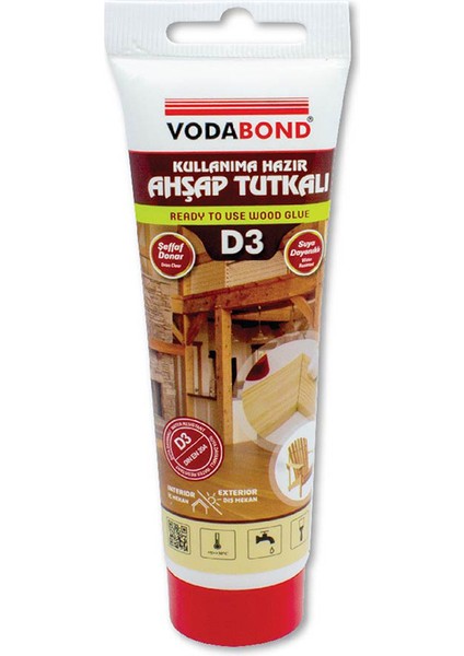 D3 Ahşap Tutkal Şeffaf 150G fiyatları