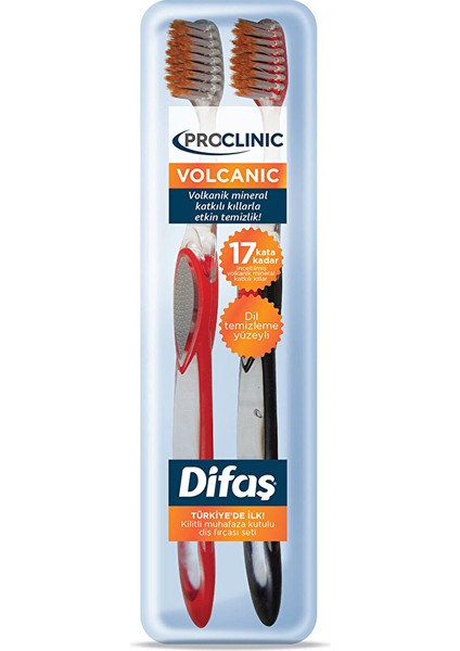 Diş Fırçası Proclinic Volkanik 2'li