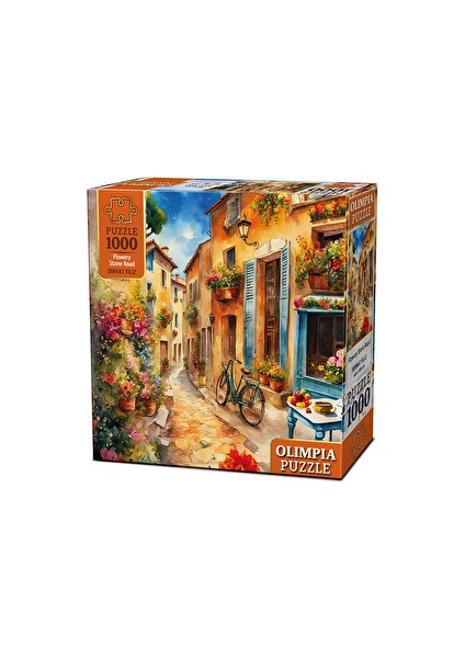 Puzzle Çiçekli Taş Yolu 1000 Parça