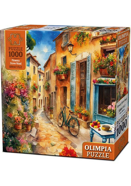 Puzzle Çiçekli Taş Yolu 1000 Parça