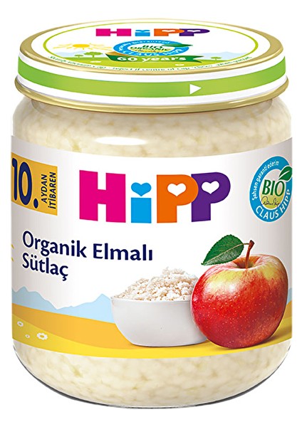 Elmalı Sütlaç Organik Kaşık Maması 200 G