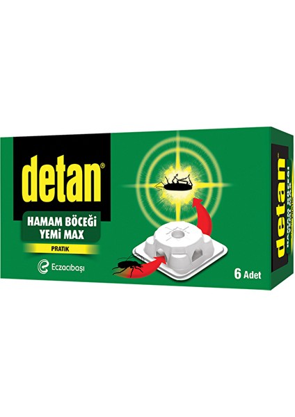 Hamam Böceği Yemi 6'lı Kokusuz