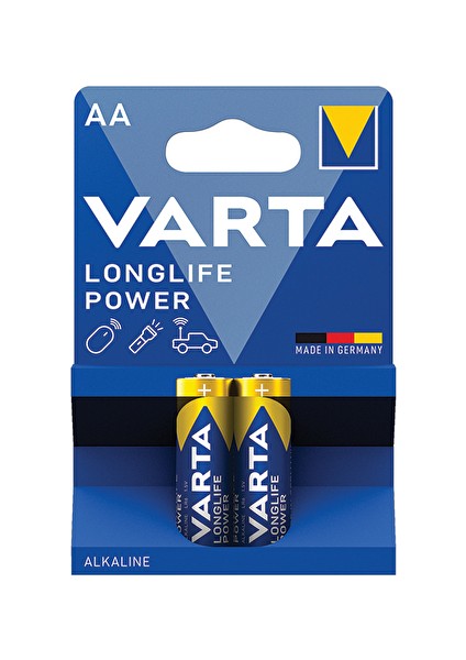 Pil Longlife Power 2'li Kalem Pil
