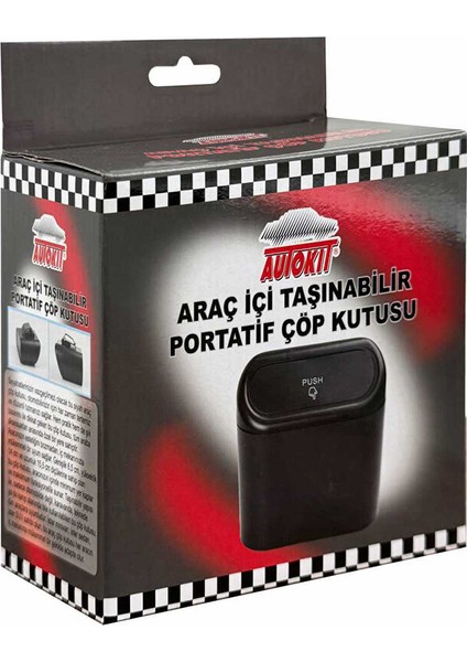 Araç Içi Taşınabilir Portatif Çöp Kutusu FA1-892