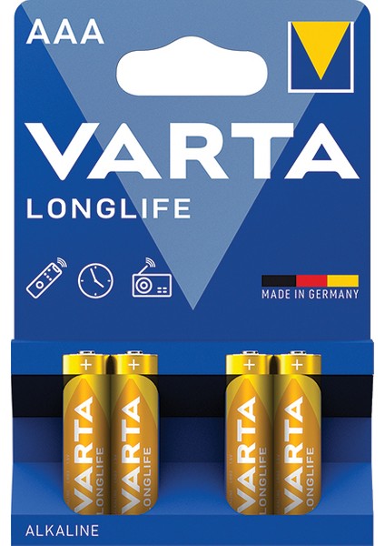Longlife 4'lü Ince Alkalin Pil