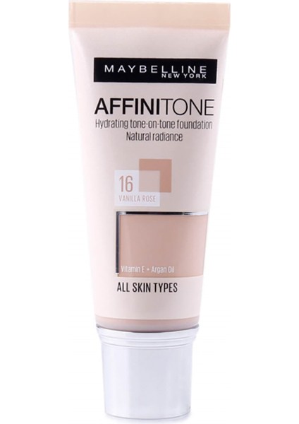 Maybelline Fondöten Affinitone Vanilla Rose No:16
