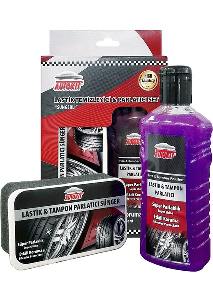 Lastik Tampon Parlatıcı Süngerli Set FA2-1287
