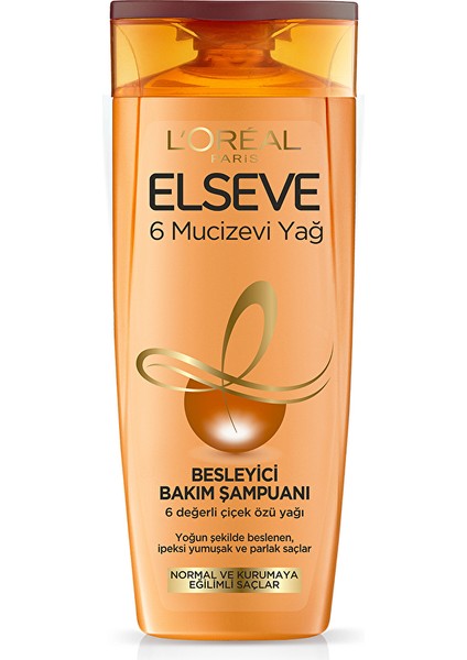 Şampuan 360ML 6 Mucizevi Yağ