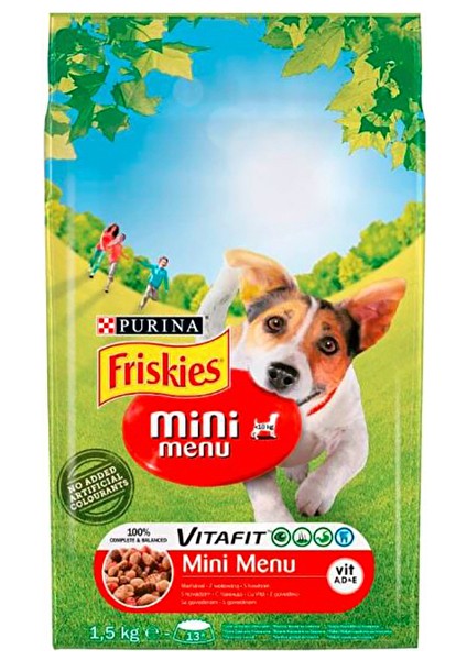 Mini Menü Köpek Maması 1,5 kg