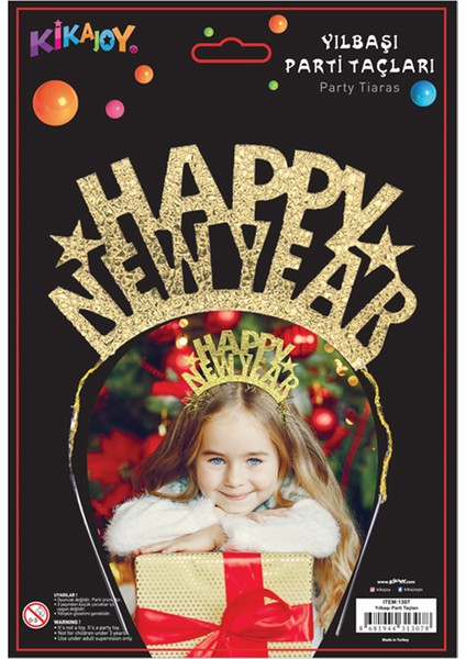 Kika Happy New Year Metal Taç