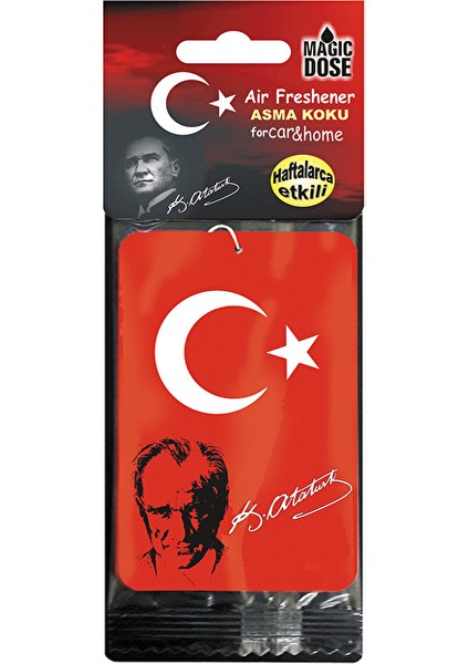 Oto Kokusu Türk Bayrağı-Atatürk FA1-825