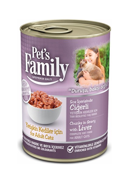 Family Konserve Kedi Ciğerli 400G