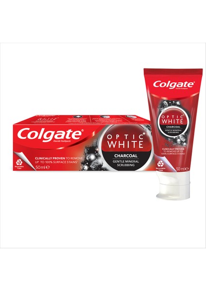 Optic White Aktif Kömür Diş Macunu 50 ml fiyatları
