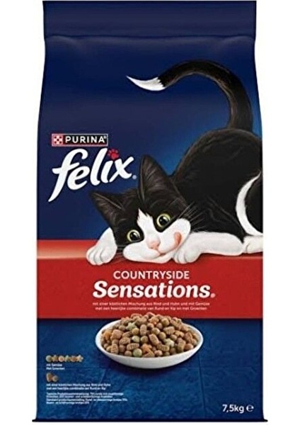 Sensations Sığır ve Tavuk Etli Kedi Maması 7,5kg