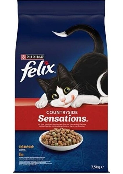 Sensations Sığır ve Tavuk Etli Kedi Maması 7,5kg