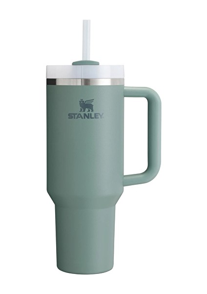 Quencher Pipetli Termos Yeşil 1,18 Litre