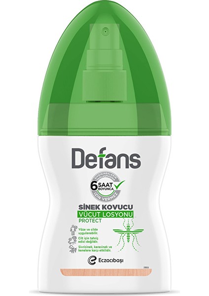 Defans Protect Sinek Kovucu Vücut Losyonu 100 ml