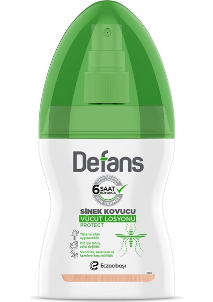 Defans Protect Sinek Kovucu Vücut Losyonu 100 ml