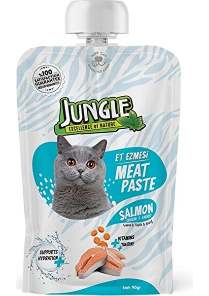 Kedi Et Ezmesi Taze Somonlu&tavuklu 90 G