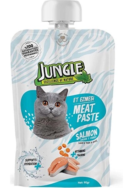 Kedi Et Ezmesi Taze Somonlu&tavuklu 90 G