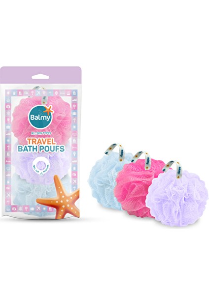 3'lü Seyahat Banyo Lifi Seti