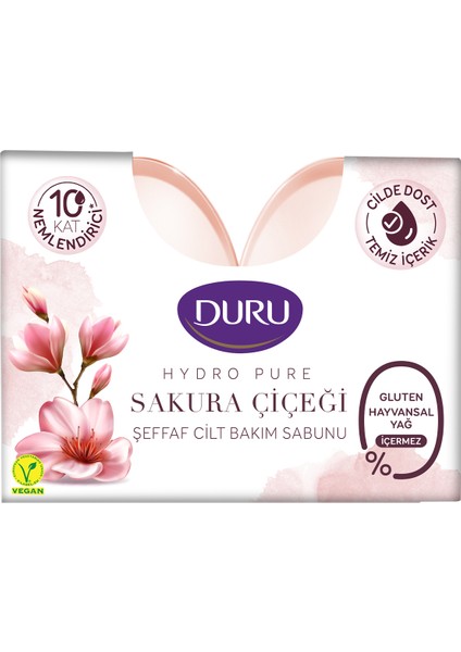 H.pure Banyo Sabunu 2x135 gr Sakura